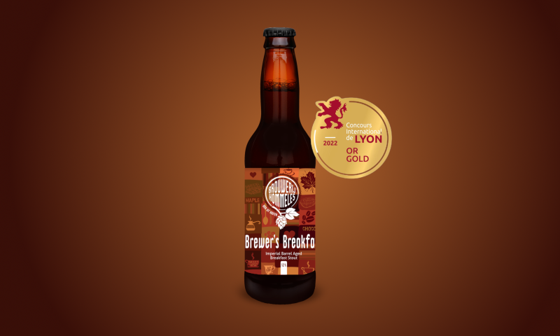 Brewers Breakfast van Hommeles wint goud in Lyon